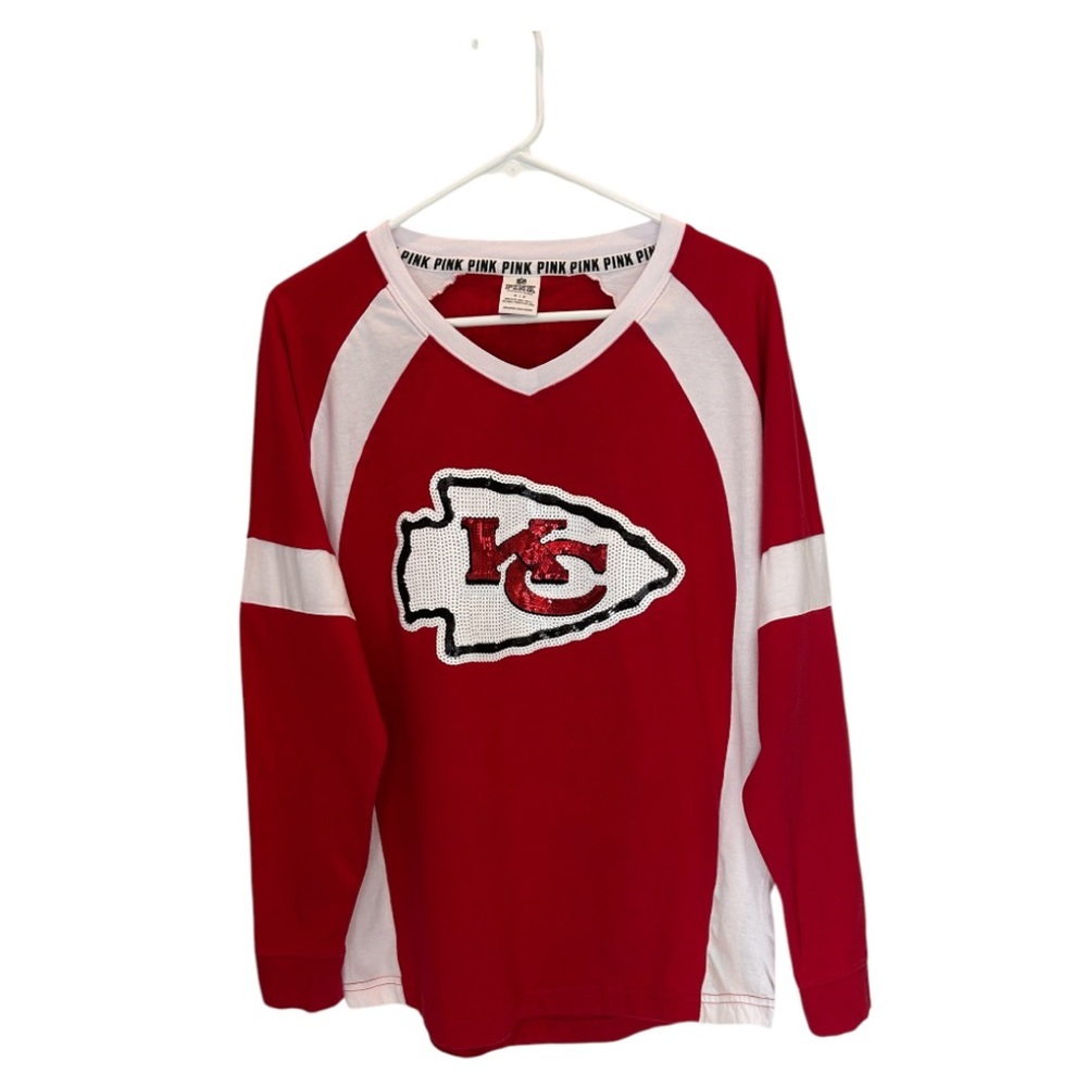 Victoria's Secret Red and White Women's shirt